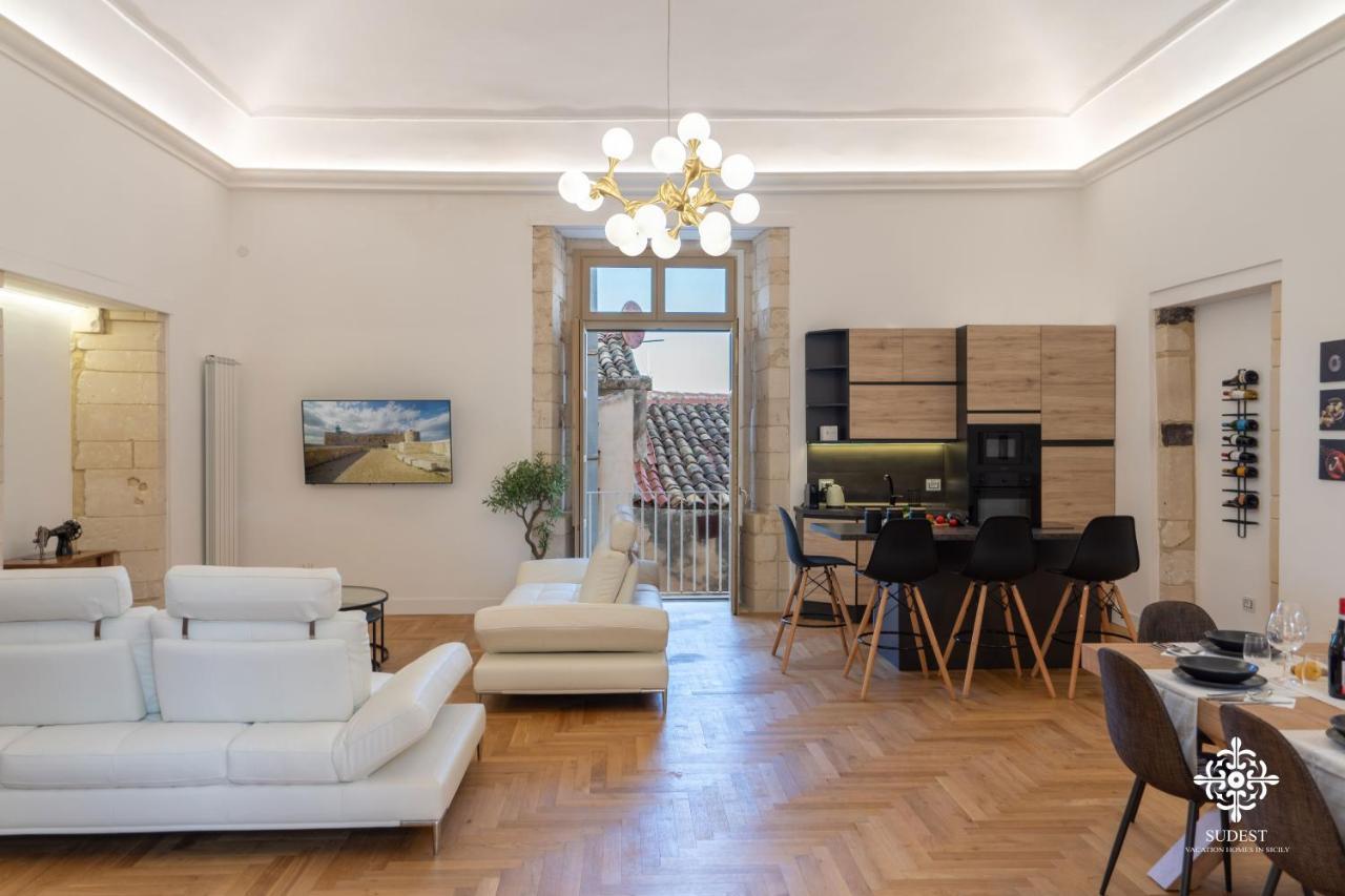 Ferienwohnung Residenza Dumah - Elegante Dimora In Centro Syrakus Exterior foto
