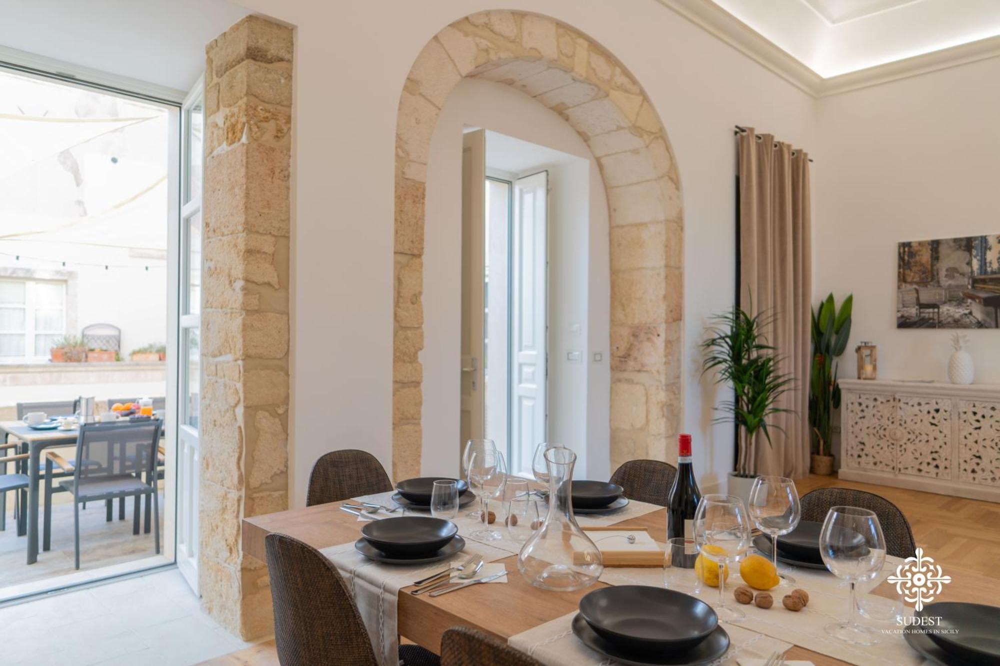Ferienwohnung Residenza Dumah - Elegante Dimora In Centro Syrakus Exterior foto